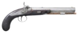PERCUSSION GREATCOAT PISTOL BY CONSTABLE OF