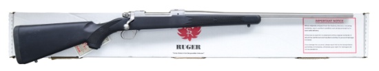 RUGER M77 MARK II STAINLESS BOLT ACTION RIFLE.