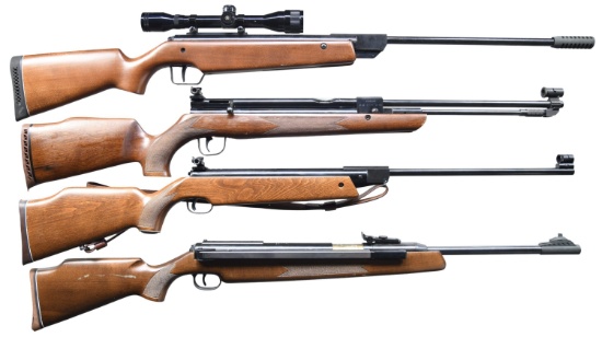 4 SPRING PISTON AIR RIFLES | Guns & Military Artifacts Rifles Lever ...