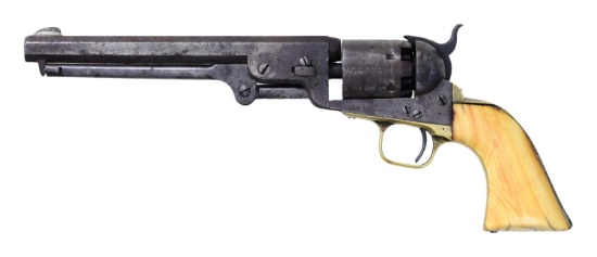 CIVIL WAR ERA COLT 1851 NAVY REVOLVER, IVORY