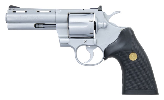 COLT HARD CHROMED PYTHON DA REVOLVER.