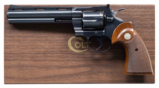 FINE BOXED COLT PYTHON DOUBLE ACTION REVOLVER.