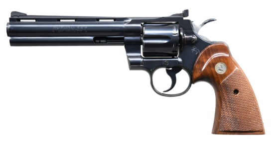 HIGH CONDITION COLT PYTHON DOUBLE ACTION REVOLVER.