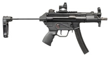 H&K MP5K SEMI AUTO PISTOL.