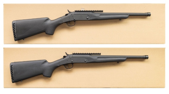 2 NEW IN THE BOX H&R HANDI RIFLES. BOTH CAL. 300