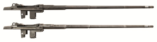 LOT OF 2 SPRINGFIELD M1 GARAND BARRELED RECEIVERS.