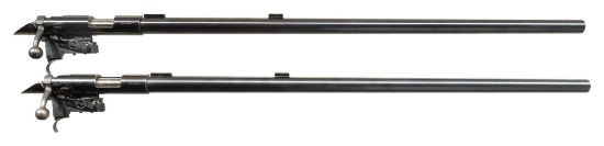 2 "US" MARKED WINCHESTER MODEL 52D BARRELED