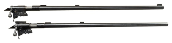 2 "US" MARKED WINCHESTER MODEL 52D BARRELED