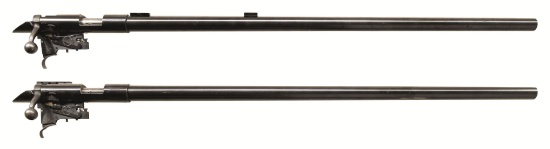 2 "US" MARKED WINCHESTER MODEL 52D BARRELED