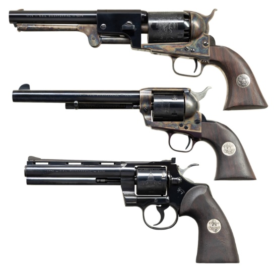 NEAR NEW CASED SET COLT BICENTENNIAL REVOLVERS