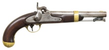 1851 DATED ASTON MODEL 1842 CAVALRY PISTOL.