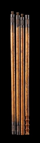 VARIANT 4 PIECE WOOD HENRY RIFLE CLEANING ROD.