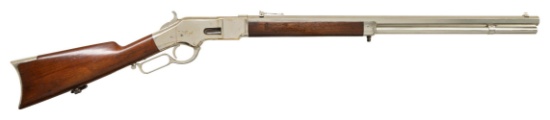 HIGH CONDITION WINCHESTER 1866 NICKEL FINISHED 3RD