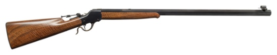 RESTORED WINCHESTER THICK SIDE HIGH WALL RIFLE.