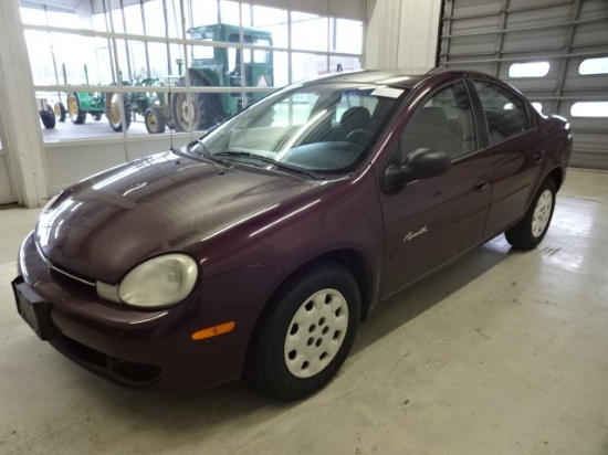 2000 PLYMOUTH NEON SEDAN 4 DOOR 2.0 2WD AUTOMATIC