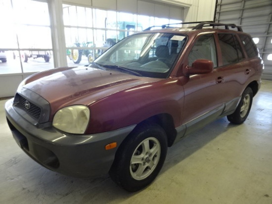 2003 HYUNDAI SANTA FE WAGON 4 DOOR 2.4 2WD AUTOMATIC