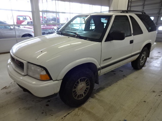 2000 GMC JIMMY 2 DOOR WAGON 4.3 4WD AUTOMATIC