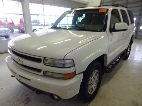 2004 CHEVROLET K1500 TAHOE WAGON 4 DOOR 5.3 4WD AUTOMATIC