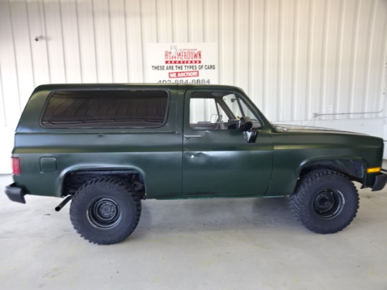 1986 CHEVROLET D10 UTILITY MILITARY 6.2 4WD AUTOMATIC