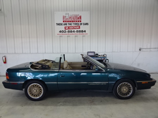 1993 CHRYSLER LEBARON CONVERTIBLE GTC 3.0 2WD AUTOMATIC