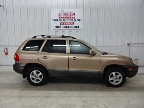 2003 HYUNDAI SANTA FE WAGON 4 DOOR 2.4 2WD AUTOMATIC