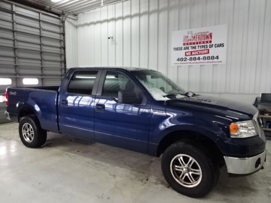 2007 FORD F150 SUPERCR QUAD PK XLT 8 4.6L 4WD AUTOMATIC