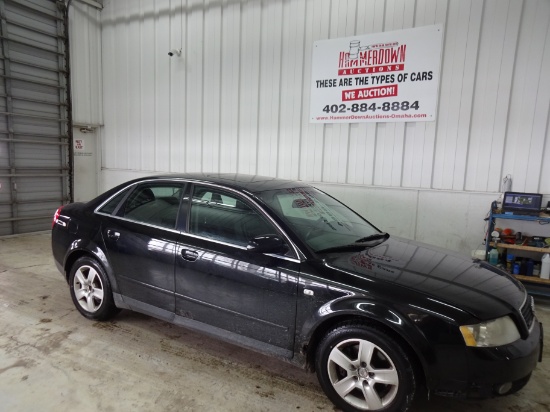 2002 AUDI A4 SEDAN 4 DOOR 6 3.0L AWD AUTOMATIC