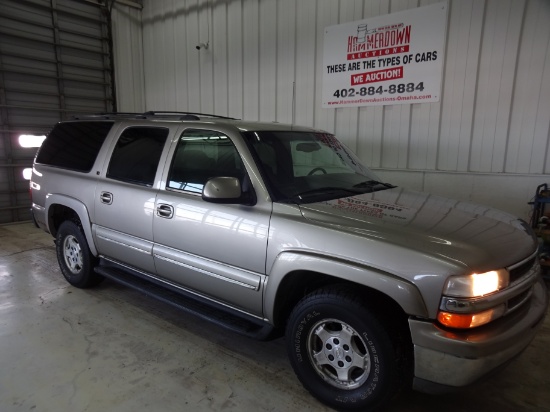 2001 CHEVROLET K1500 WAGON 4 DOOR LT 8 5.3L 4WD AUTOMATIC