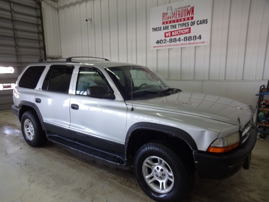 2002 DODGE DURANGO WAGON 4 DOOR SLT 8 4.7L AWD AUTOMATIC