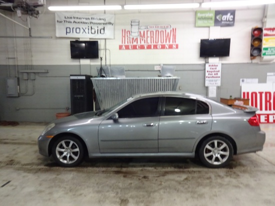 2005 INFINITI G35 SEDAN 4 DOOR X 6 3.5L AUTOMATIC