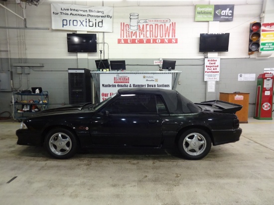 1988 FORD MUSTANG CONVERTIBLE GT 8 5.0 2WD MANUAL