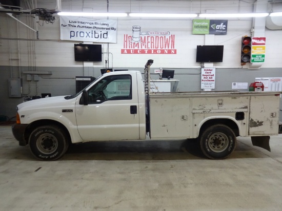 2001 FORD F350 SUPER D CAB/CHASS XL 8 5.4 2WD AUTOMATIC