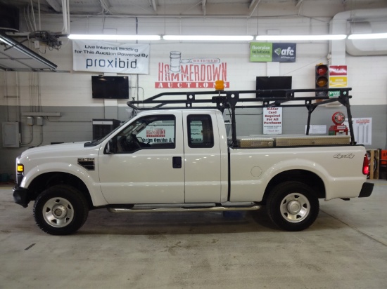 2008 FORD F250 SUPER D QUAD CAB PK XL 8 5.4 4WD AUTOMATIC