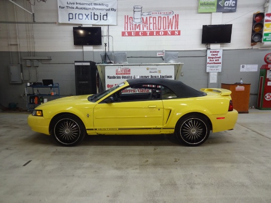 2001 FORD MUSTANG CONVERTIBLE BASE 6 3.8 2WD AUTOMATIC