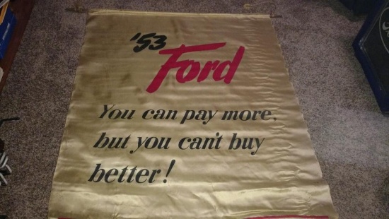 1953 Ford Showroom Banner Original