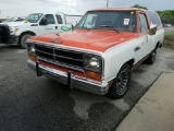 1986 DODGE RAMCHARGER