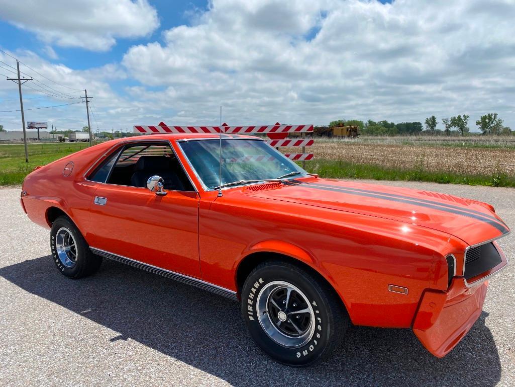 1969 AMC AMX 390 BIG BAD ORANGE GO PAK | Proxibid