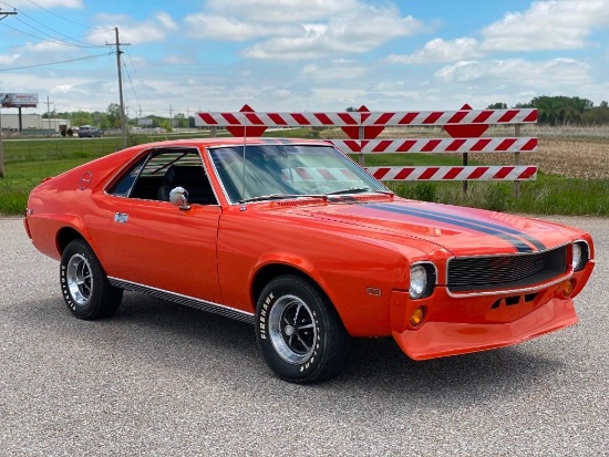 1969 AMC AMX 390 BIG BAD ORANGE GO PAK