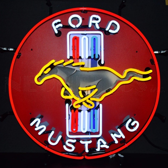 FORD MUSTANG NEON SIGN *NO RESERVE*