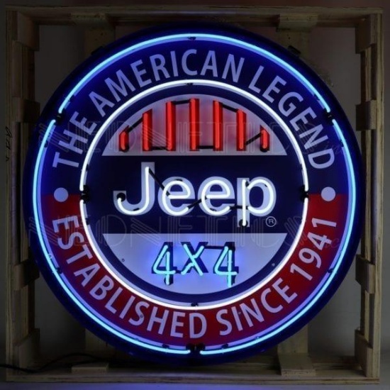 JEEP NEON CAN SIGN