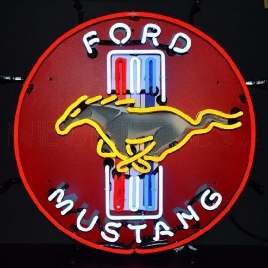 FORD MUSTANG NEON SIGN