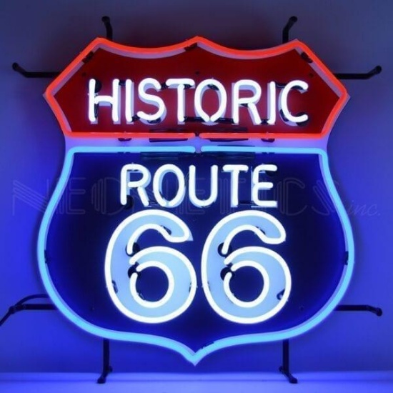 ROUTE 66 NEON SIGN