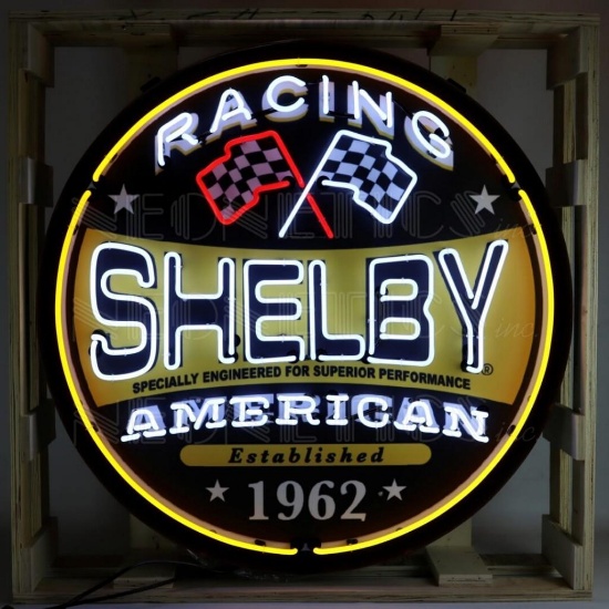 Shelby Racing *BIG NEON SIGN 3FT RADIUS*