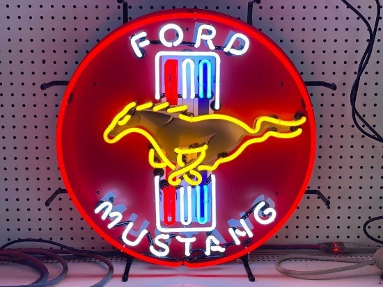 Ford Mustang Neon Sign