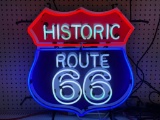 Historic Route 66 Neon Sign