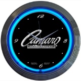 Chevrolet Camaro Neon Clock