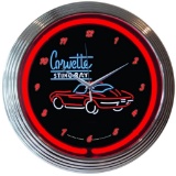 Corvette Stingray Neon Clock