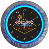Welcome To Las Vegas Neon Clock