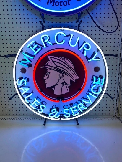 MERCURY SALES AND SERVICE *SPECIALTY*NEON SIGN