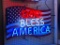 GOD BLESS AMERICA NEON SIGN